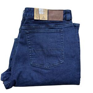 Prana Hillgard Jean Mens 40x32 Straight Leg Stretch Denim 5 Pocket Dark Wash NWT